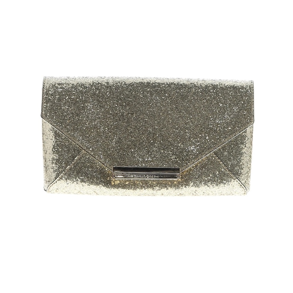 Kate Spade Silver Glitter Envelope Clutch – Evening Bag